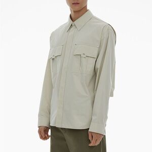 Helmut Lang Cream Lightweight Casual Shirt